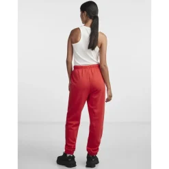 Pantalon de survêtement rouge en coton Zola