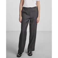 Pantalon de tailleur gris Lina