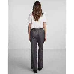 Pantalon de tailleur gris Lina