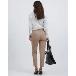 Pantalon de tailleur marron Page