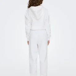 Pantalon decontracté Noomi - Blanc cassé/ Coeur doré en coton Elsie
