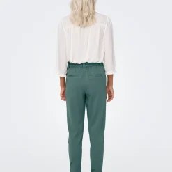 Pantalon decontracté ONLPOPTRASH - Vert en viscose Ula