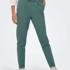 Pantalon decontracté ONLPOPTRASH - Vert en viscose Ula