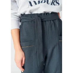 Pantalon droit BEVERLY bleu