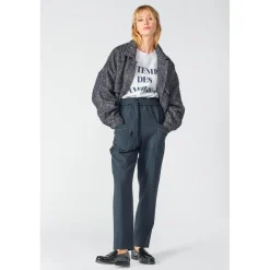 Pantalon droit BEVERLY bleu