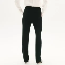 Pantalon droit femme noir