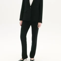 Pantalon droit femme noir