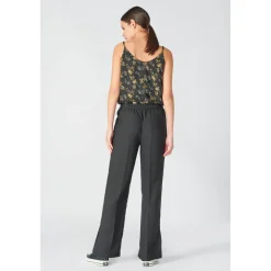 Pantalon droit ROSALY noir