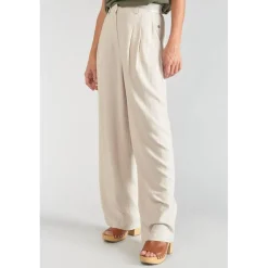 Pantalon droit SAGUA blanc en lin