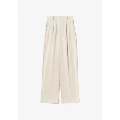 Pantalon droit SAGUA blanc en lin