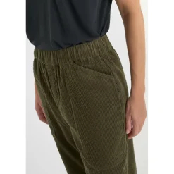 Pantalon droite CORDO kaki Xena en coton