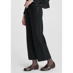 Pantalon droite en jeans ALEXGI noir Ode