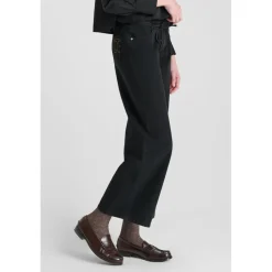 Pantalon droite en jeans ALEXGI noir Ode