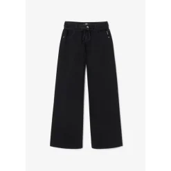 Pantalon droite en jeans ALEXGI noir Ode