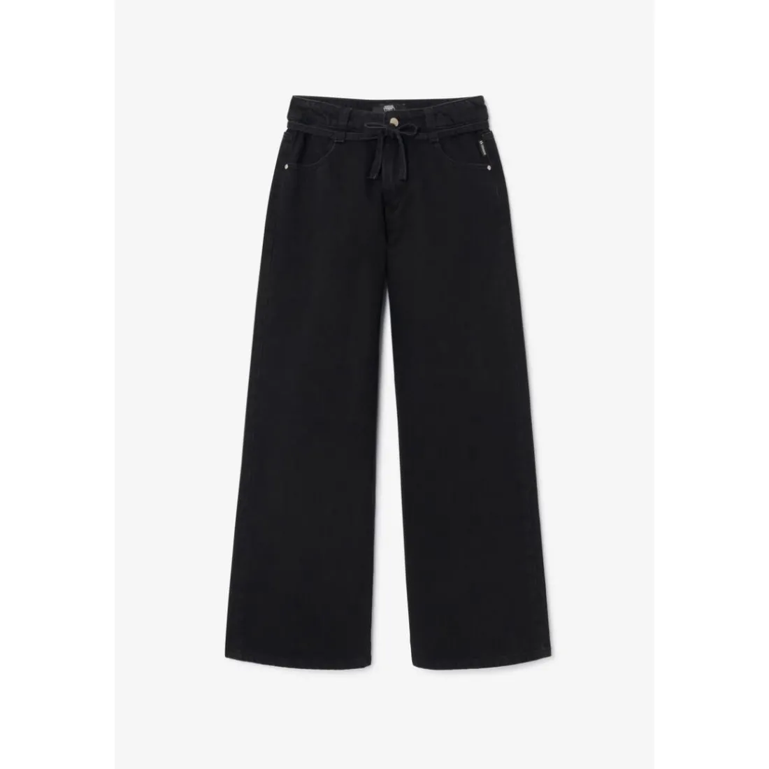 Pantalon droite en jeans ALEXGI noir Ode