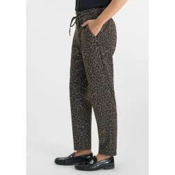 Pantalon droite LEOPA marron Lane