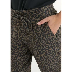 Pantalon droite LEOPA marron Lane