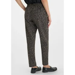 Pantalon droite LEOPA marron Lane
