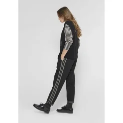 Pantalon droite ROSA noir Pia