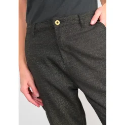 Pantalon droite SPARKLIN noir Lara en coton