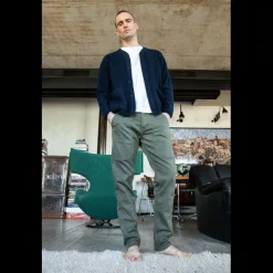 Pantalon droite WORK kaki Ole en coton