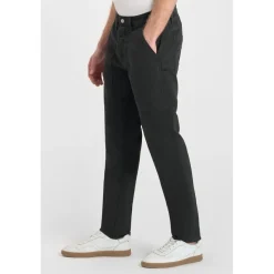 Pantalon droite WORK noir Dane en coton