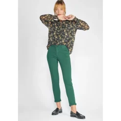 Pantalon dyli vert sapin en coton