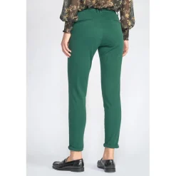 Pantalon dyli vert sapin en coton