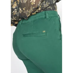 Pantalon dyli vert sapin en coton