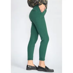 Pantalon dyli vert sapin en coton