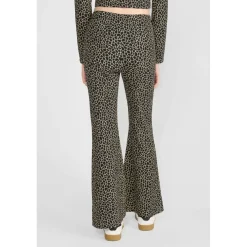 Pantalon fille, bootcut CRISEGI noir Louise en coton