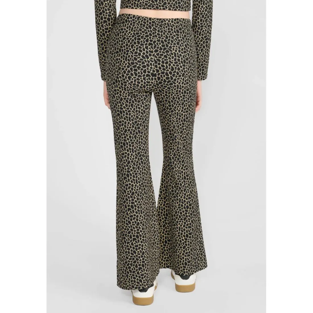 Pantalon fille, bootcut CRISEGI noir Louise en coton