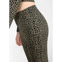 Pantalon fille, bootcut CRISEGI noir Louise en coton