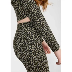 Pantalon fille, bootcut CRISEGI noir Louise en coton