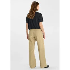 Pantalon flare TAHIS beige Gaia en coton