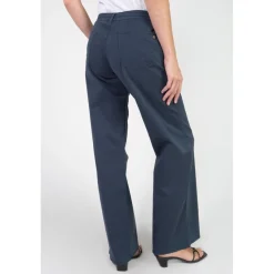 Pantalon flare TAHIS bleu Zoe