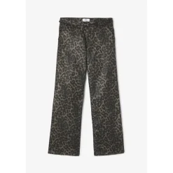 Pantalon flare TAHIS noir Lucie en coton