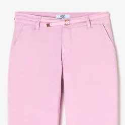 Pantalon flare TAHIS rose Kara en coton