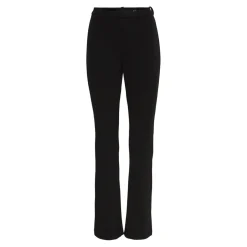 Pantalon Flared Fit Taille moyenne noir Eden