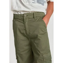 Pantalon garçon, cargo TRITON kai Jarl kaki en coton