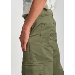 Pantalon garçon, cargo TRITON kai Jarl kaki en coton