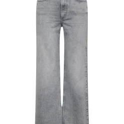 Pantalon Jean Taille Haute ONLJUICY - Gris en coton Zara