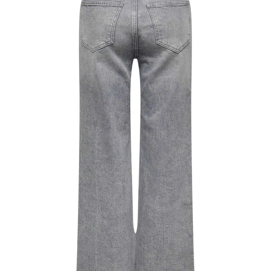 Pantalon Jean Taille Haute ONLJUICY - Gris en coton Zara