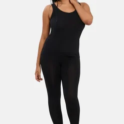 Pantalon legging thermique- Noir en viscose