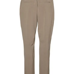 Pantalon loose fit en polyester Maya marron clair