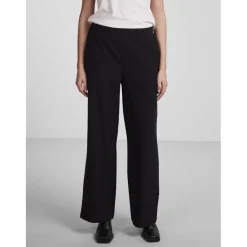 Pantalon loose fit taille élastiquée noir Hattie