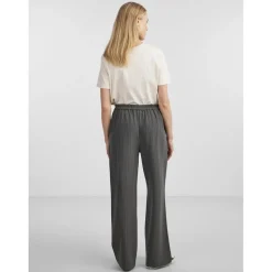 Pantalon loose fit taille élastique à l'intérieur gris