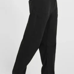 Pantalon loose, large HOBO noir Jesse en coton