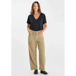 Pantalon loose, large MADIE beige Blair