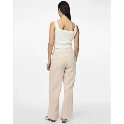 Pantalon loose string en coton Sally beige Quin